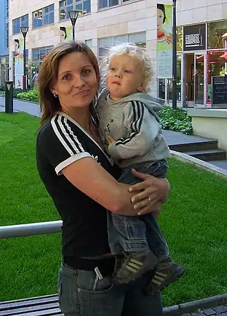 Ludmila Formanová, hier gefotografeerd als moeder in 2007.