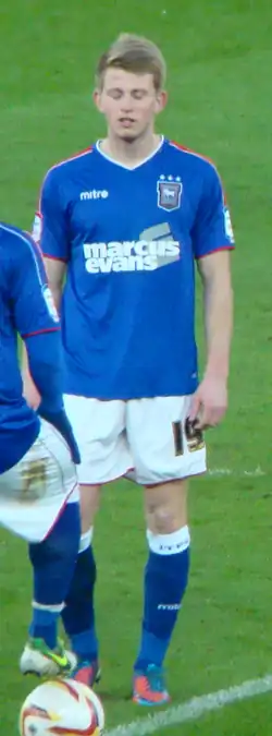 Hyam in 2013 als speler van Ipswich Town