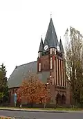 Lutherkerk (nieuwe dorpskerk) Stendal-Röxe, bouwjaar 1905