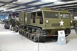Vooraanzicht M6 artillerietrekker