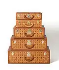 MCM Heritage Cognac Visetos Travel Collection