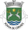 Vlag van Póvoa de Cervães