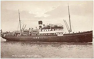 Ansichtkaart van de Frem in 1924