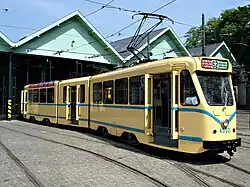 Tram van de serie 4000 in Brussel.