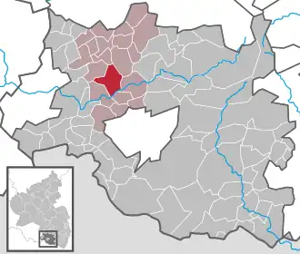 Kaart van Maßweiler