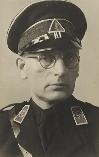 Maarten Meuldijk in NSB-uniform