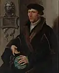 Portret van Reinerus Frisius Gemma, Maarten van Heemskerck