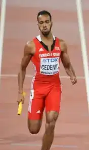 Machel Cedenio op de WK 2015