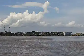 De Mahakam na bij Samarinda