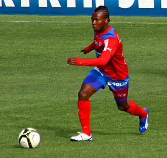 Mahlangu in 2012 als speler van Helsingborgs IF