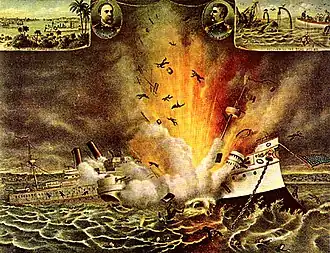 Explosie van het pantserschip USS Maine, 15 februari 1898