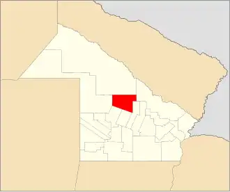 Kaart van departement