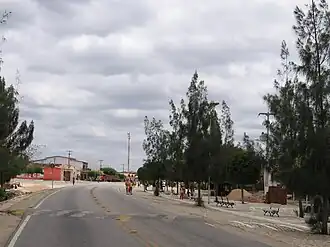 De hoofdweg BR-405 in Major Sales