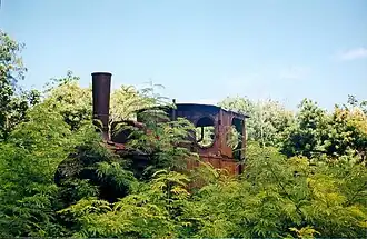 Overblijfsel van de guanowinning