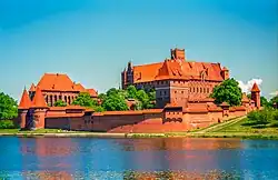 Het kasteel van de Duitse Orde te Malbork (Slot Mariënburg), Polen