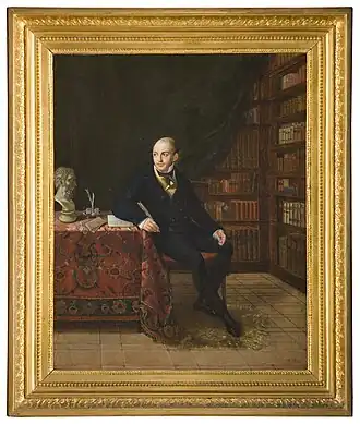 Portret van Louis de Potter door Matilde Malenchini.