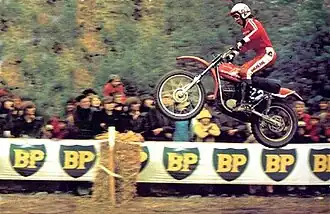 Malherbe op Zündapp MC125  (FIM-kampioenschap seizoen 1974)