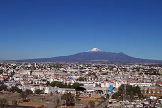 La Malinche gezien vanuit Puebla