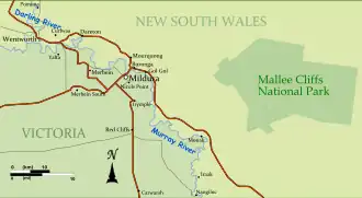 Nationaal park Mallee Cliffs