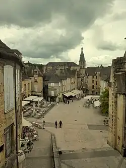 Uitzicht vanaf het balkon