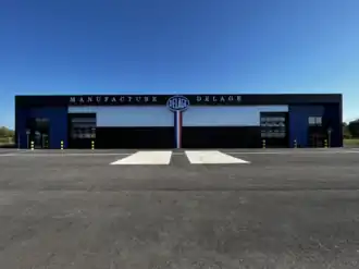 Fabriek van Delage in Magny-Cours