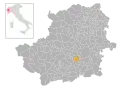 Locatie van Orbassano in Turijn (TO)