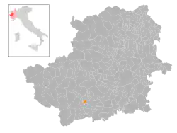 Locatie van Porte in Turijn (TO)