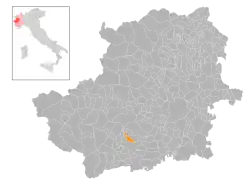 Locatie van Roletto in Turijn (TO)