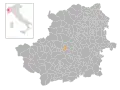 Locatie van Villar Dora in Turijn (TO)