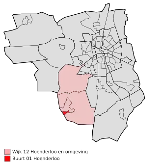 Kaart van Hoenderloo