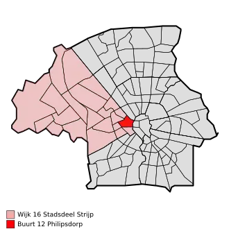 Philipsdorp binnen Eindhoven