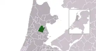 Locatie van de gemeente