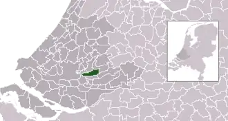 Locatie van de gemeente