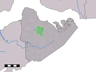 Kaart van Lamswaarde