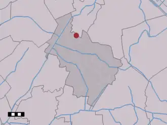 Kaart van Laaghalerveen