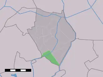 Kaart van Oude Niedorp