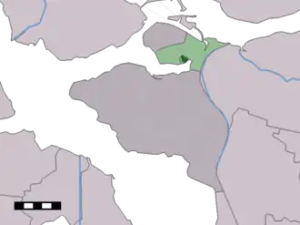 Kaart van Sint Philipsland