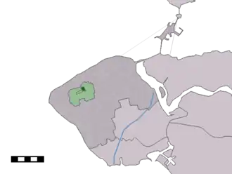 Kaart van Aagtekerke