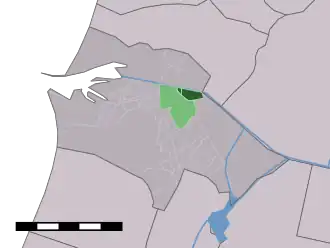 Kaart van Velsen-Zuid