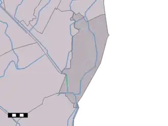 Kaart van Ter Apelkanaal