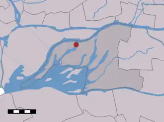 Kaart van Kievitswaard