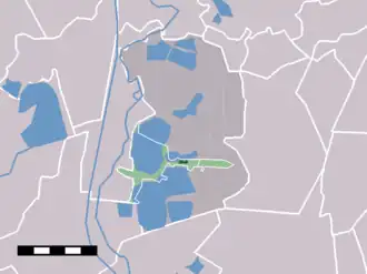 Kaart van Oud-Loosdrecht