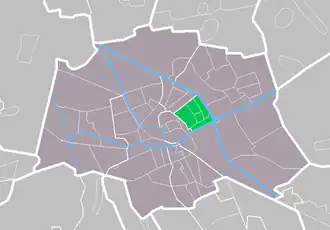 Kaart van oosterpark (Groningen)