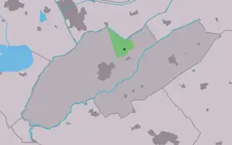 Kaart van Ter Idzard