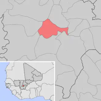 Kaart van Dégnékoro