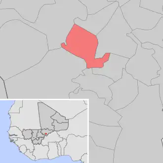 Kaart van Dimbal Habé