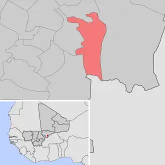 Kaart van Dougouténé I