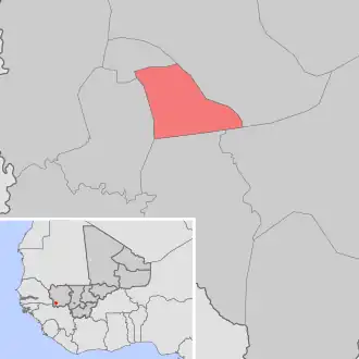 Kaart van Guénégoré