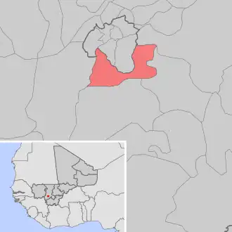 Kaart van Kalabancoro