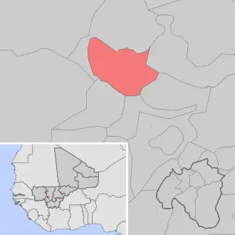 Kaart van Kalifabougou